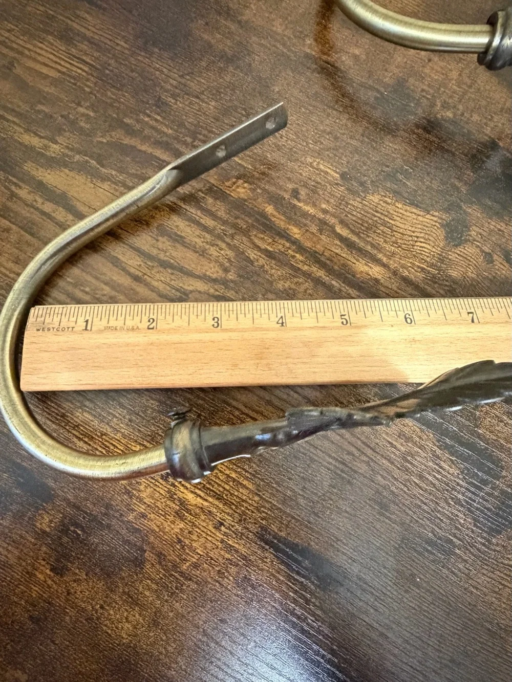 Vintage Brass Plated Curtain Tie Backs